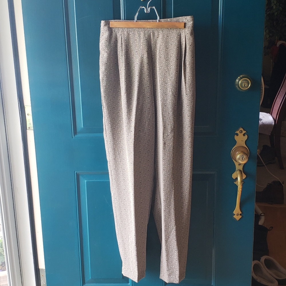 Vintage Albone Shell Button Matching Pantsuit